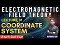 EMTL L01 | COORDINATE SYSTEM | L01 | Electromagnetic field theory by ravindra sir