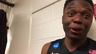 Mfiondu Kabengele shares his excitement after FSU's 2nd rd win over Xavier