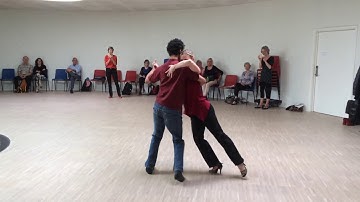 Slow Tango Demo with Jorge Richards and Connie Yndal