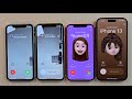 IPhone XR IPhone 11 IPhone 12 IPhone 14PM Incoming Call FaceTime Outgoing Call At T He Same Time