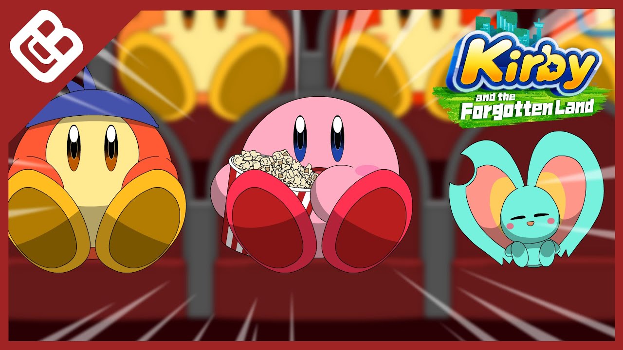 Kirby Waddle Dee Cinema | Kirby Forgotten Land Animation - YouTube