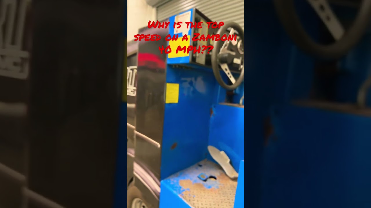 Why is a Zamboni’s Top Speed 40 MPH?? YouTube