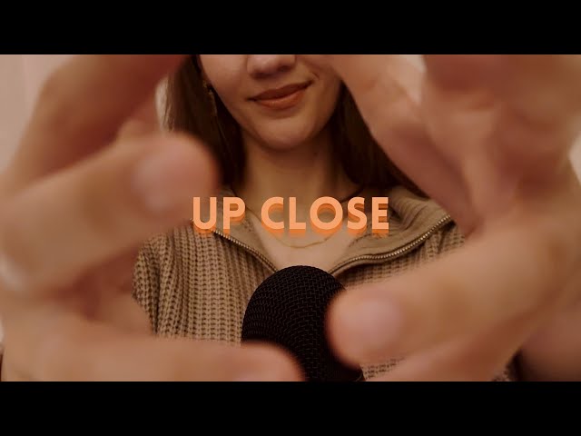 ASMR Hypnotic Hand Movements & Up Close Personal Attention (with Rain Sounds)