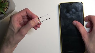 How to Insert SIM and SD Card into XIAOMI POCO M4