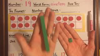 Kindergarten Number of the Day: 19