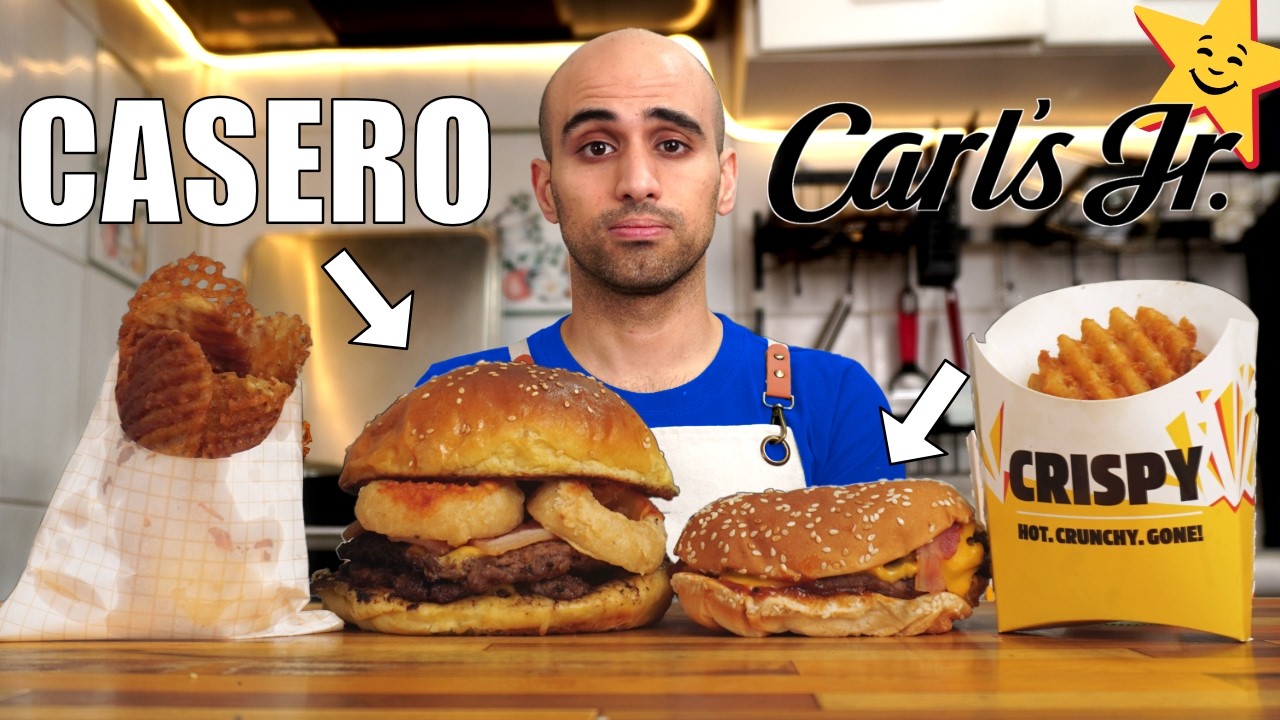 Recreé la Double western bacon del Carl's jr | En casa