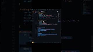 Foggy Heart Animation with Falling Hearts | HTML & CSS Love Effect Tutorial ❤️✨