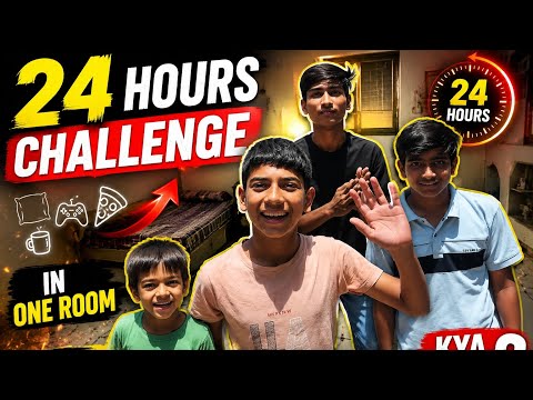 24 Hours Challenge With Friends In One Room 😂🔥 #24hourchallenge #challenge 