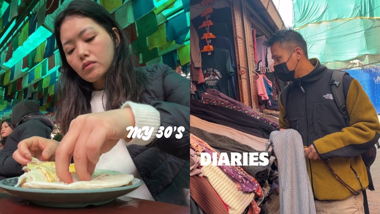 Our first official day in Kathmandu 📿🙏🏼, eating delicious food 🥘, trying Tongpa for the first time