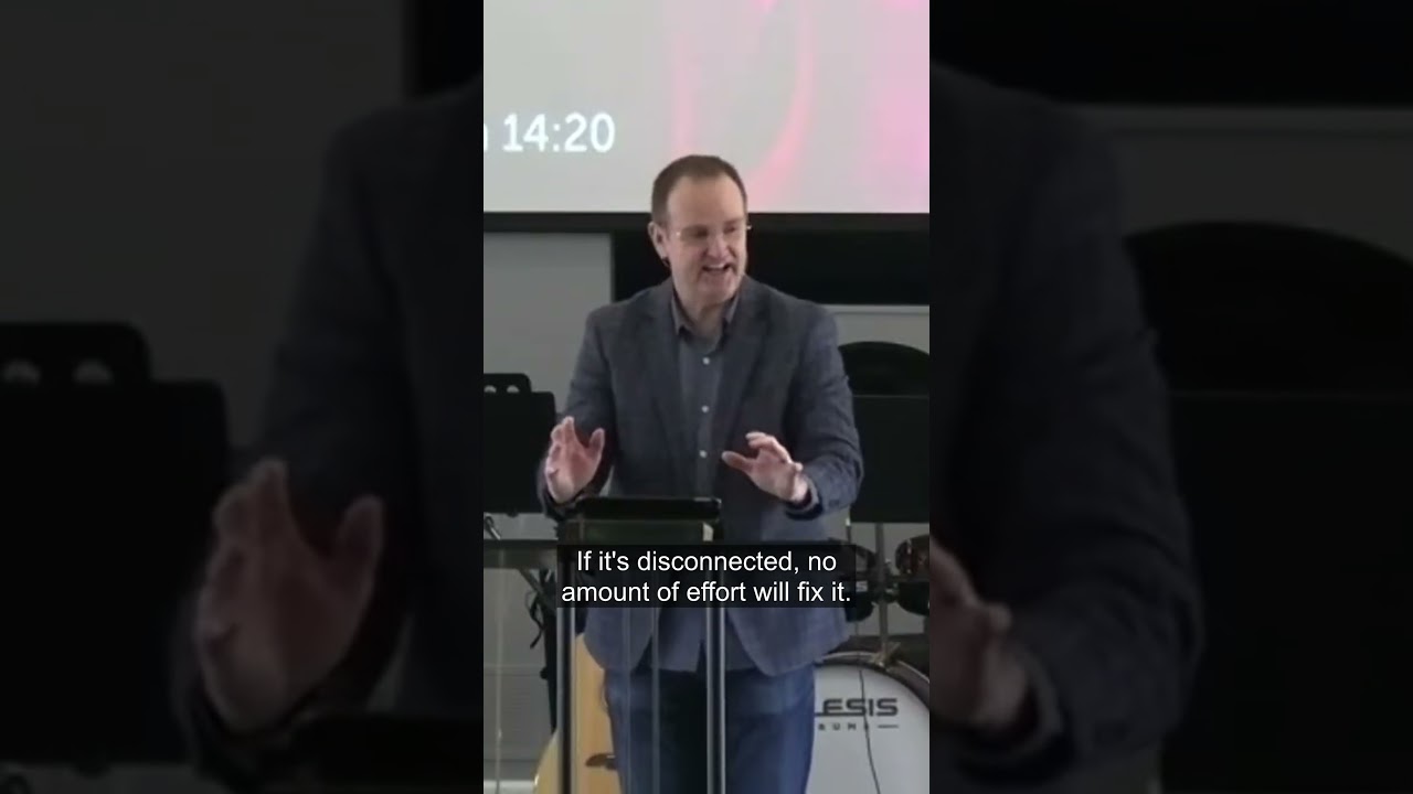 Striving is exhausting. But abiding is letting God work in us.