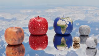 Apple planet bouncing | Solar System Planet Size Comparison 3D screenshot 4