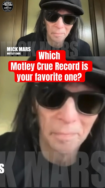 Motley Crue’s Mick Mars Goes On Record
