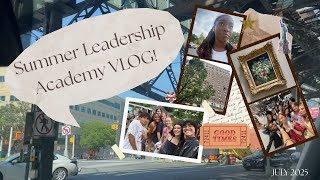 summer leadership academy vlog!🗽🚕🍎📓 - eden's senior scrapbook
