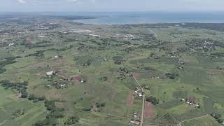 Aerial View of Sabeto / Nadi Area / Sugar Cane Farms / Fiji Islands