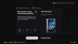 92+ Premier League TOTS Guarantee Pack EAFC25