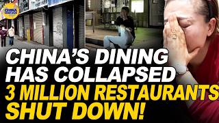 China’s Restaurant Industry Is Crashing — 3 Million Restaurants Shut Down