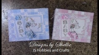 BEGINNERS MINI ALBUM PART 3 BABY GIRL OR BOY SHELLIE GEIGLE JS HOBBIES AND CRAFTS