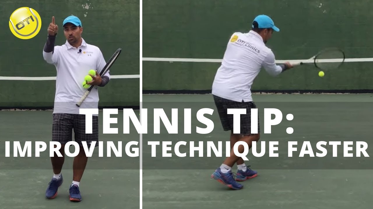 Tennis Tip Improving Technique Faster YouTube