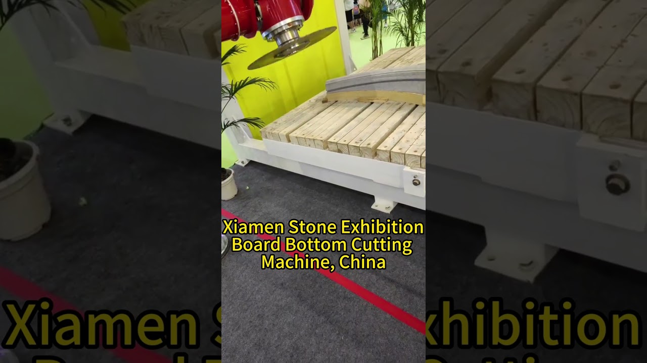 Xiamen Stone Exhibition Board Bottom Cutting Machine, China
