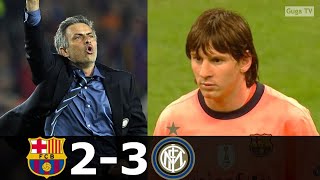 Barcelona vs Inter Milan 2-3 (agg) - When Mourinho Lectured Guardiola 2010