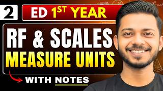 Lec 2 : Units of Measurement, RF & Scales | Engineering Graphics / Drawing (ED) | BTech 1st Year