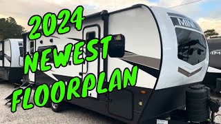 NEW 2024 FOREST RIVER ROCKWOOD MINI 2515S TRAVEL TRAILER Dodd RV REAR KITCHEN WALKTHROUGH SOLAR