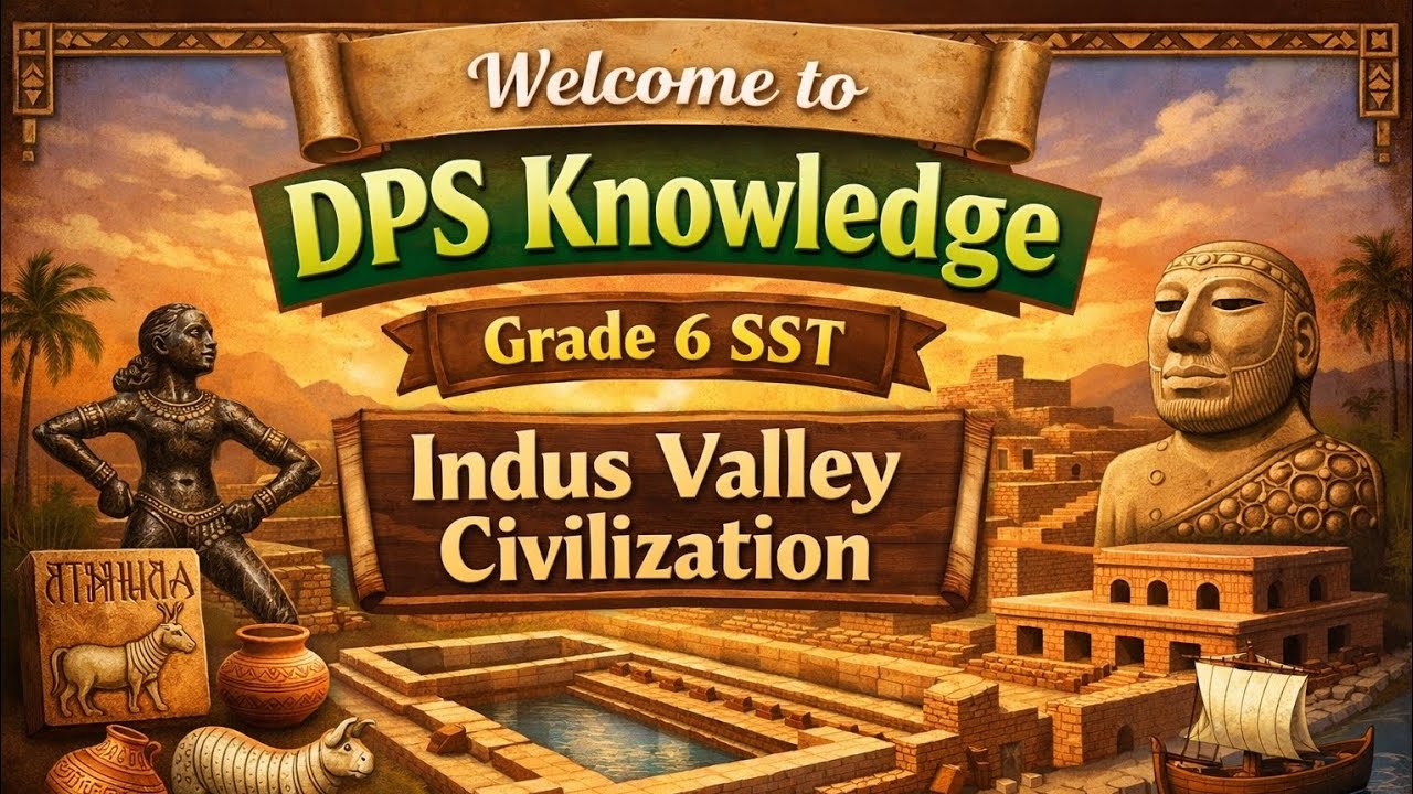 Sst Knowledge WELCOMETO DPS KNOWLEDGE GRADE 6 SST INDUS VALLEY CIVILIZATION - YouTube