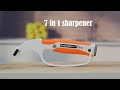 VERTAK 7 in 1 Multi Function Knife Sharpener Household Scissors Garden Tool Sharping Tools