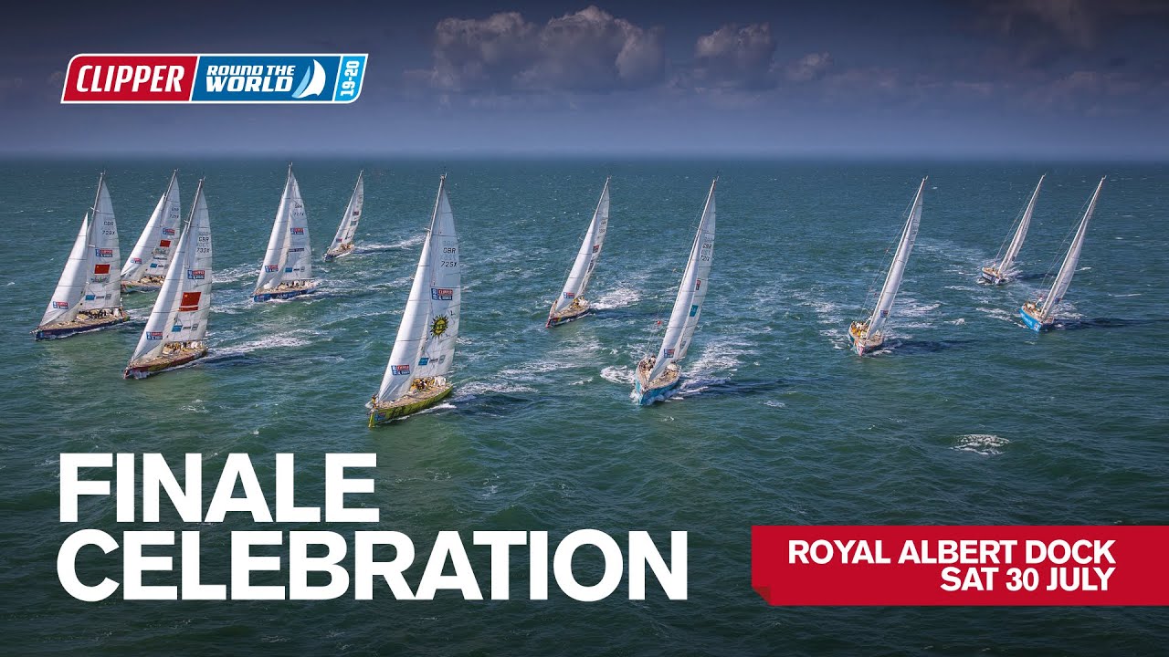 LIVE: Clipper 2019-20 Race Finale | Royal Albert Dock, London - YouTube