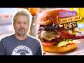 Guy Dives Into a LEGENDARY Cheeseburger in NYC 🍔 | Diners, Drive-Ins and Dives | Food Network