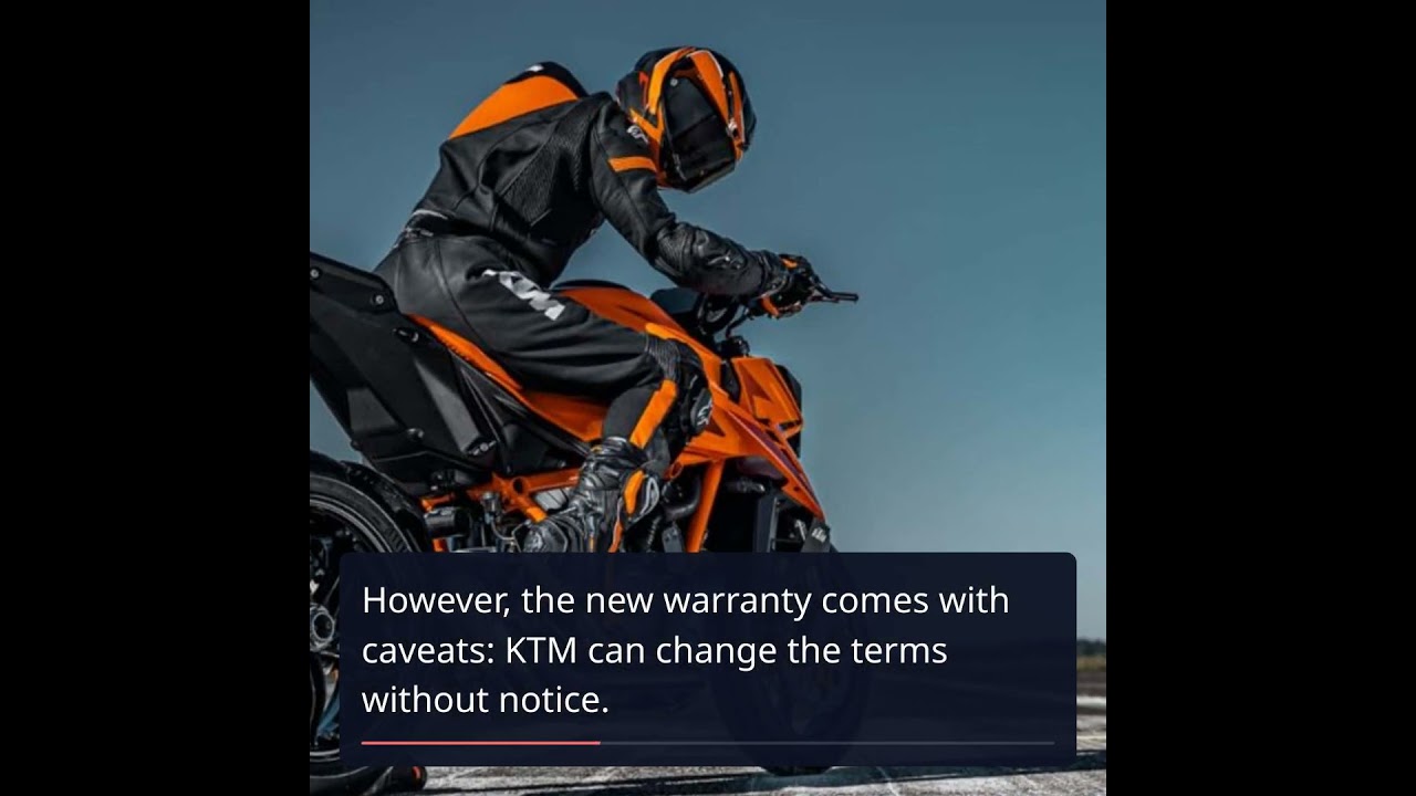 Is a Longer Warranty Enough to Save KTM’s Struggling Motorcycles?