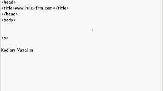 .Hile-Frm Site Yapma Çok Kolay Alıntı Kodlarla