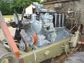1944 Brockway 14lt 6 Cylinder Engine first time starting after 20 year