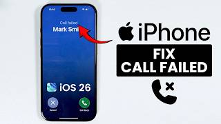 Ios 26 - How To Fix Call Failed On Iphone 8 Ways