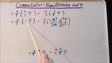 Commutator: Hamiltonian and position