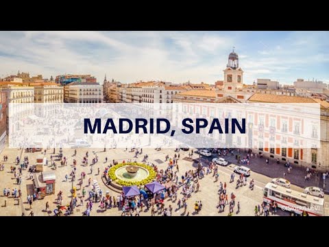 The interesting places to visit in  Madrid, Spain.