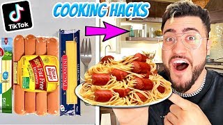 We TASTED Viral TikTok Cooking Life Hacks .... **THEY WORKED!!**