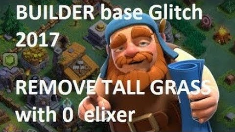 Removing grass in builder base without Elixir!