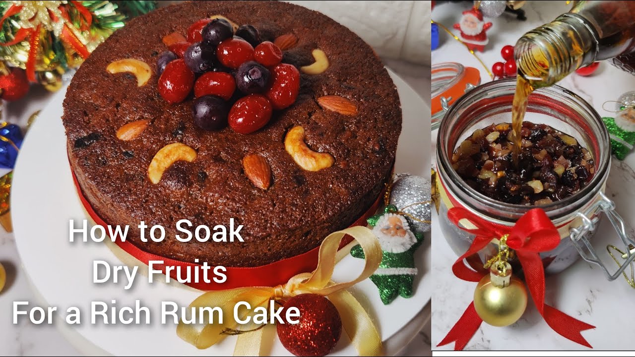 How to Soak Dry Fruits in Rum for a Rich Plum Cake