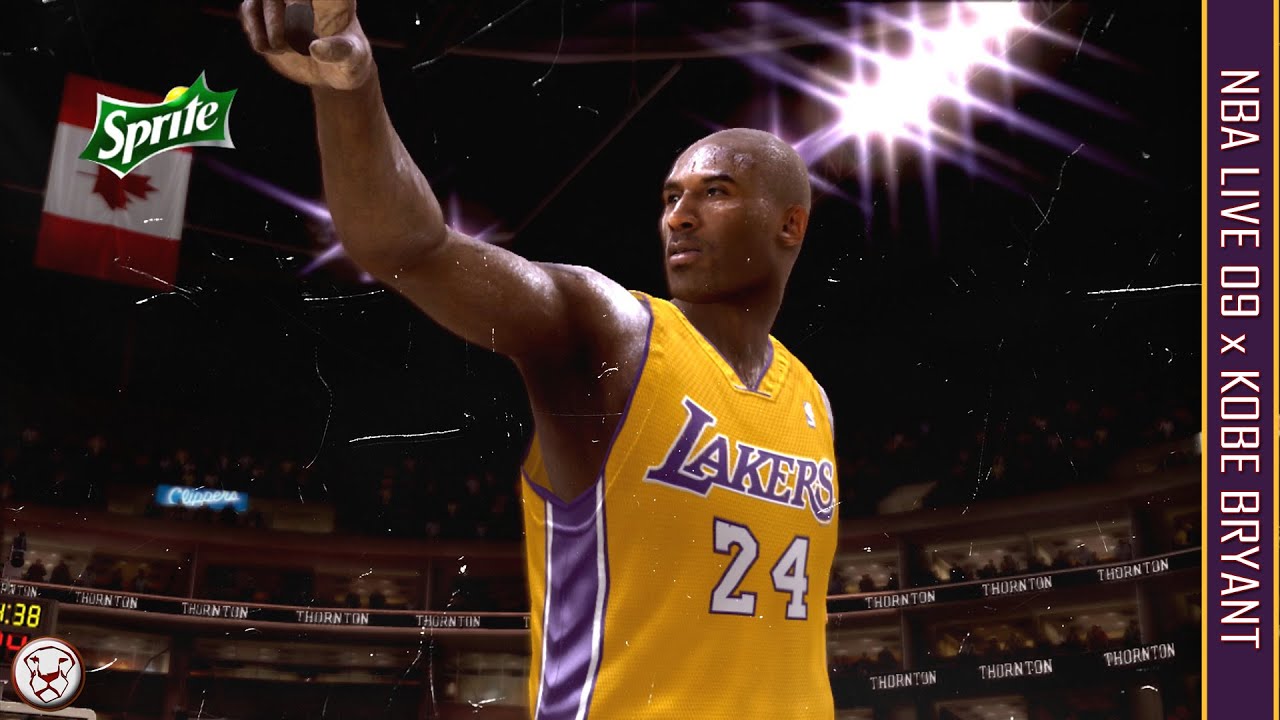 NBA Live 09 Kobe Bryant - 29 Points 5 Assists Highlights vs Los Angeles Clippers Xbox 360