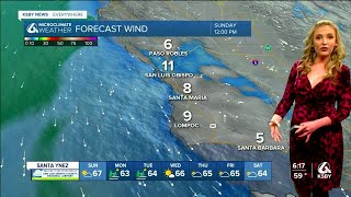 Breezy winds, mild temperatures Sunday