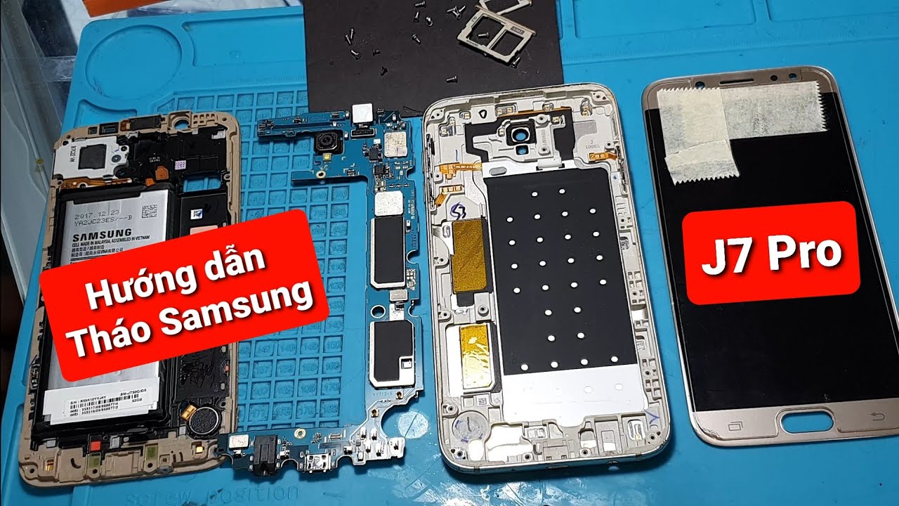 Tháo Samsung j7 pro | Remove Samsung j7 pro - YouTube