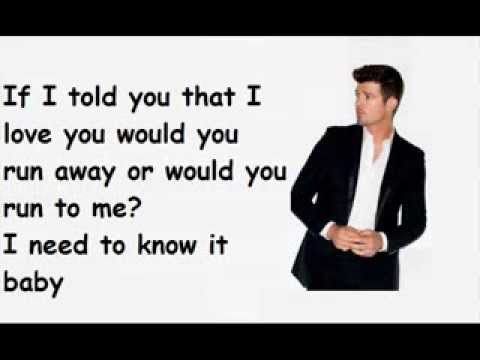 FEEL GOOD LYRICS ROBIN THICKE 