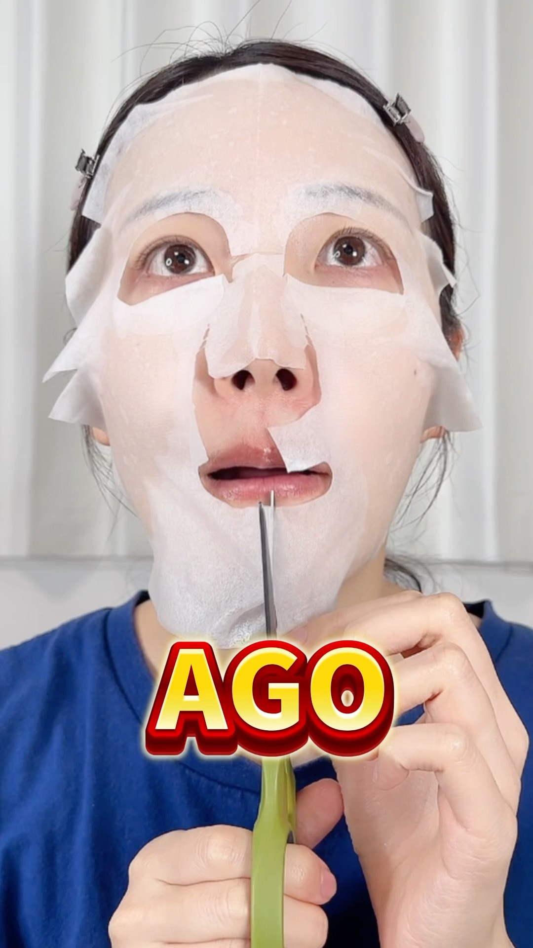 パック・フェイスマスク meme The way the large face pack adhered perfectly was divine lol - YouTube