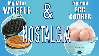 NOSTALGIA MY MINI WAFFLE MAKER REVIEW | NOSTALGIA MY MINI 7 EGG COOKER | Kitchen Gadgets Part 4