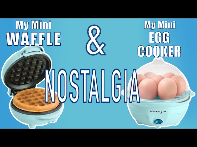 Nostalgia Compact Mini Electric Waffle Maker