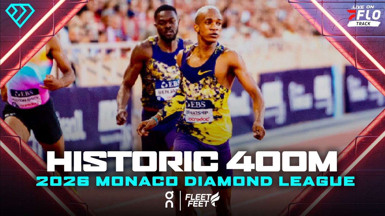 Collen Kebinatshipi, Jacory Patterson, & Rai Benjamin in Historic Monaco Diamond League 400m