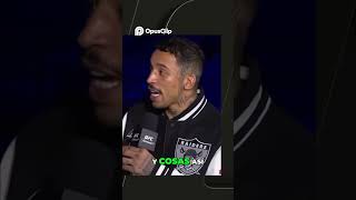 Carlos Prates emocionado porque su madre pudo verlo por primera vez
