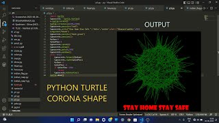 PYTHON TURTLE CORONA SHAPE