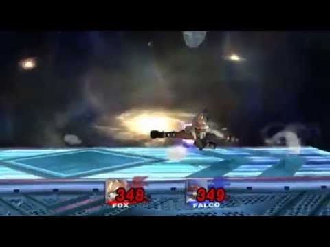 SSBB Fox Vs Falco DBZ Full Fight